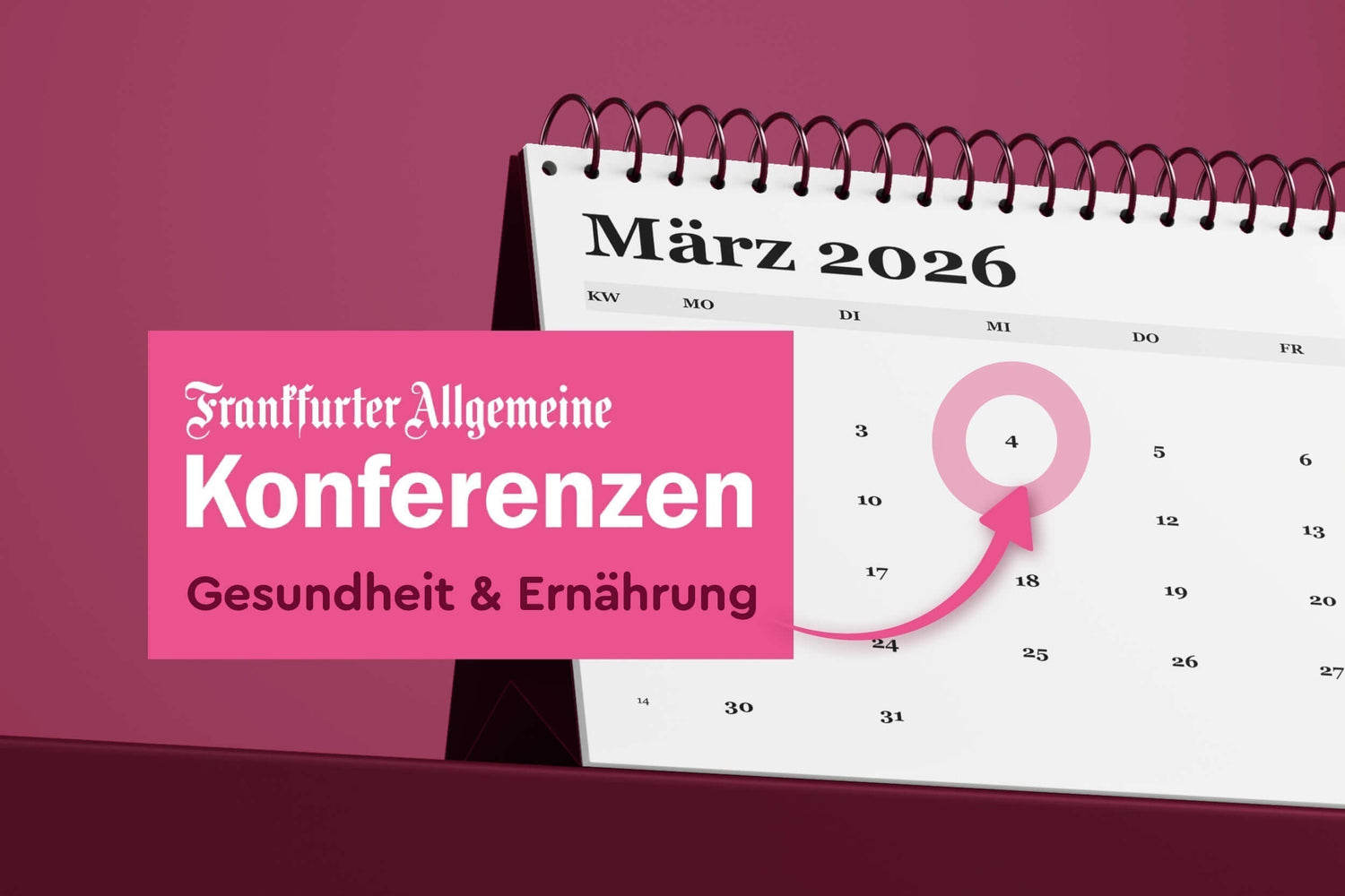 F.A.Z. Konferenz Gesundheit & Ernährung 2026: Hyporest als Netzwerkpartner vor Ort