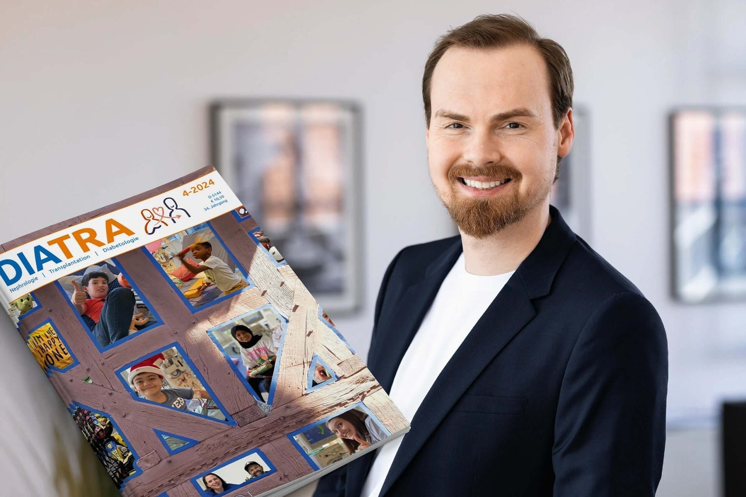 Hyporest Gründer Julius Grennigloh mit Diatra Magazin